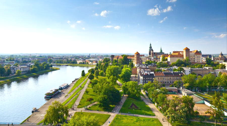 Krakow havaalanı bölgesinde en çok rağbet gören araç kiralama fırsatları